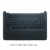 HP 15-ay071nr 15-ay125nr 15-ay196nr Top Case Palmrest Keyboard w Touchpad