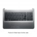 HP 15-ba 15-ba000 Top Case Palmrest Keyboard with Touchpad