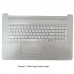HP 17-ak 17-ak000 Top Case Palmrest Keyboard with Touchpad