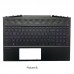 HP pavilion 15-dk0056nr 15-dk1035nr Top Case Palmrest Keyboard NO Touchpad