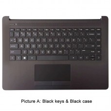 HP 14-ck 14-ck0000 Top Case Palmrest Keyboard with Touchpad