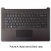 HP 14-df 14-df0000 Top Case Palmrest Keyboard with Touchpad
